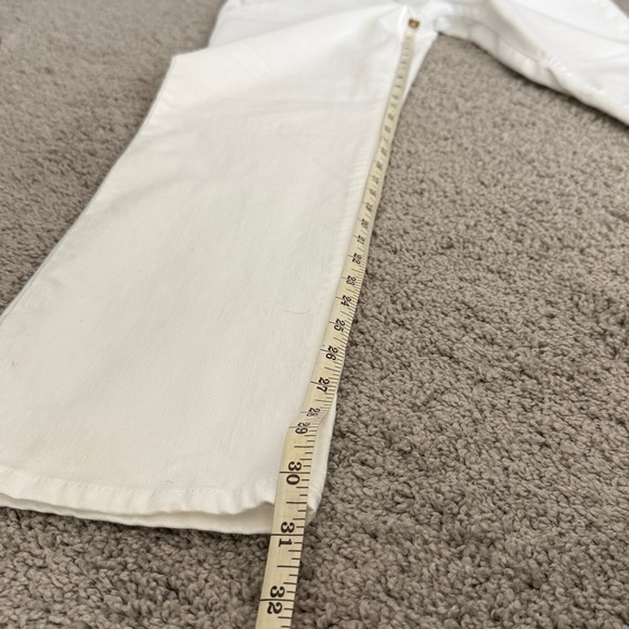 Democracy Jeans Womens 8 White Ab Solution Straight Leg Slimming Stretch Denim - Picture 6 of 6